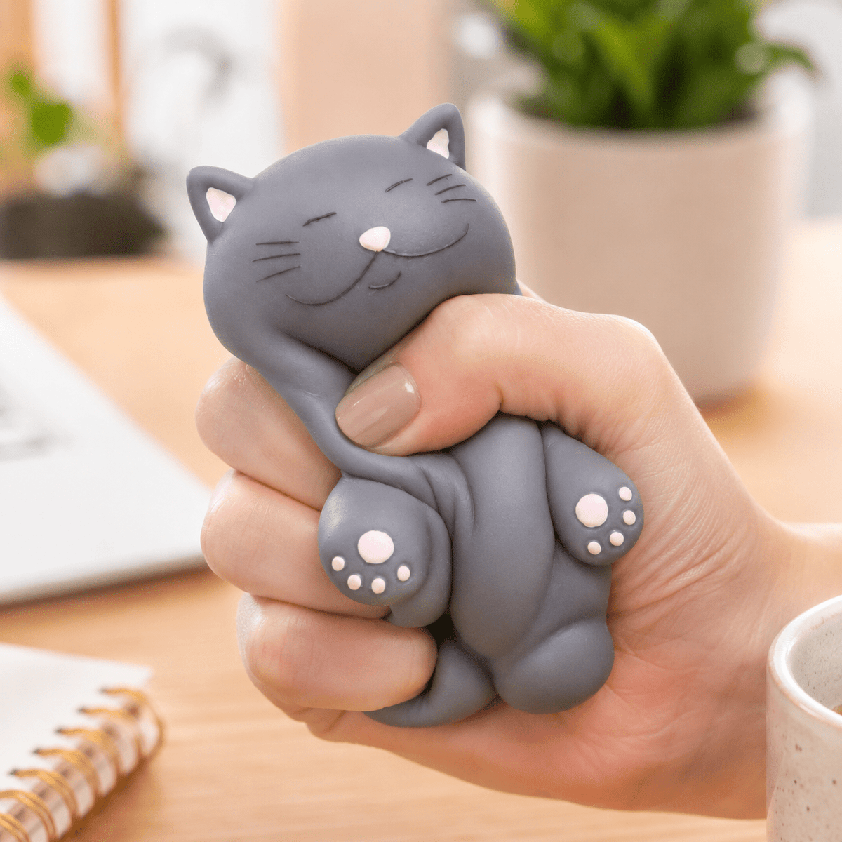 Kalma Kitty Cat Squishy Stress Toy & Fidget Toy | Boxer Gifts Quirky Turkey Gifts