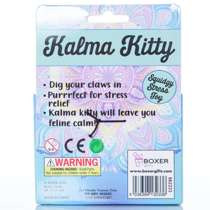 Kalma Kitty Cat Squishy Stress Toy & Fidget Toy | Boxer Gifts Quirky Turkey Gifts