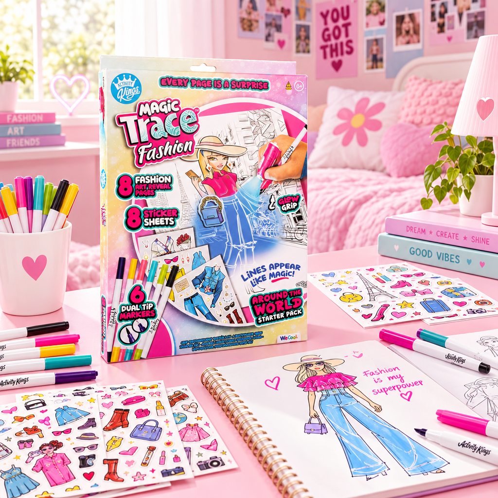 Magic Trace Fashion Starter Pack | Activity King Quirky Turkey Gifts