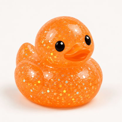 Maltose Squeezy Glitter Duck Stress Toy Quirky Turkey Gifts