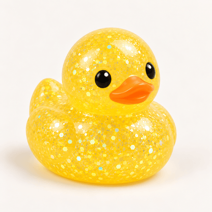 Maltose Squeezy Glitter Duck Stress Toy Quirky Turkey Gifts