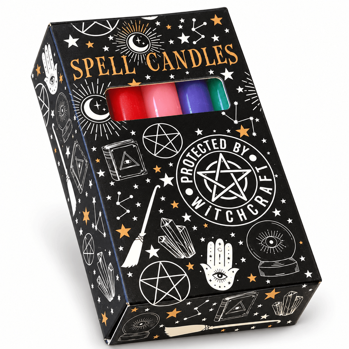Mixed Spell Candles – Pack of 10 Vegan Ritual Candles Quirky Turkey Gifts