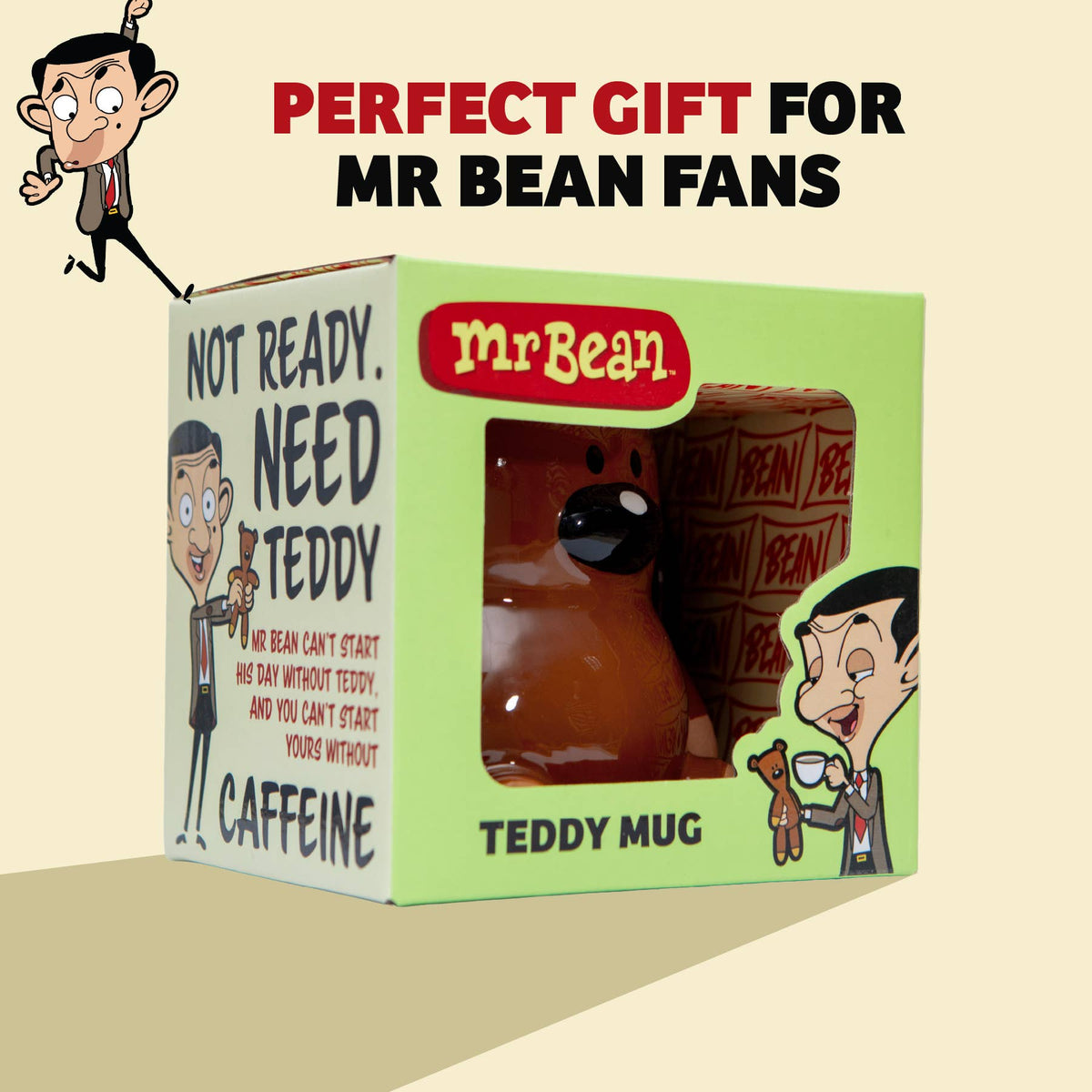 Mr Bean Teddy Mug 480ml | Officially Licensed Quirky Turkey Gifts