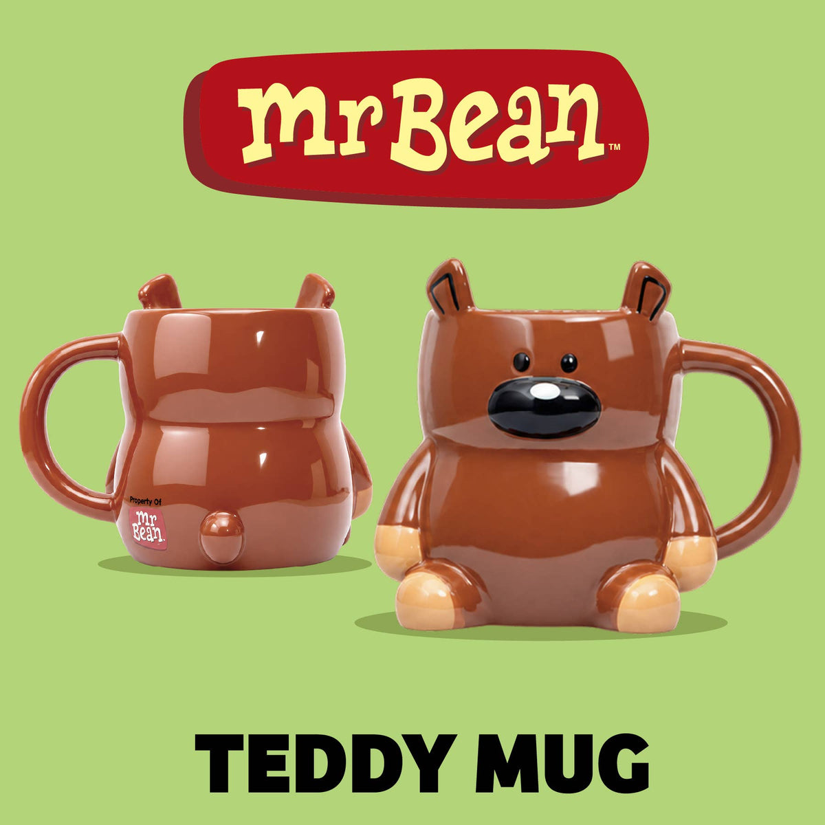 Mr Bean Teddy Mug 480ml | Officially Licensed Quirky Turkey Gifts