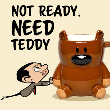 Mr Bean Teddy Mug 480ml | Officially Licensed Quirky Turkey Gifts