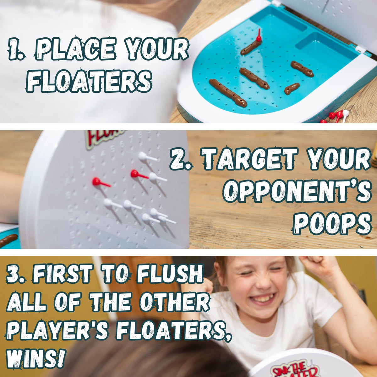 Sink The Floater Poo-Themed Family Game | Boxer Gifts Quirky Turkey Gifts