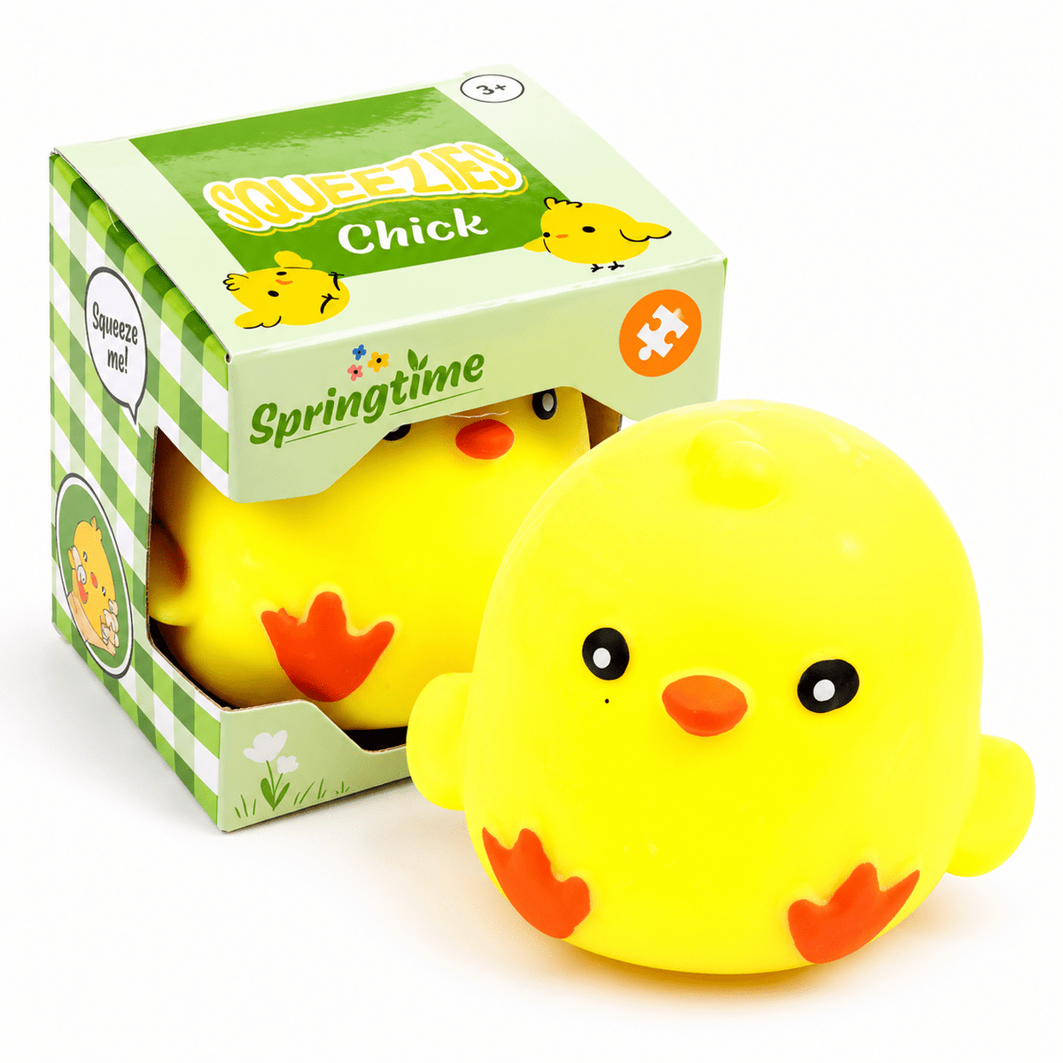 Squeezy Stretchy Springtime Chick Toy - Easter Sensory Fidget Toy Quirky Turkey Gifts