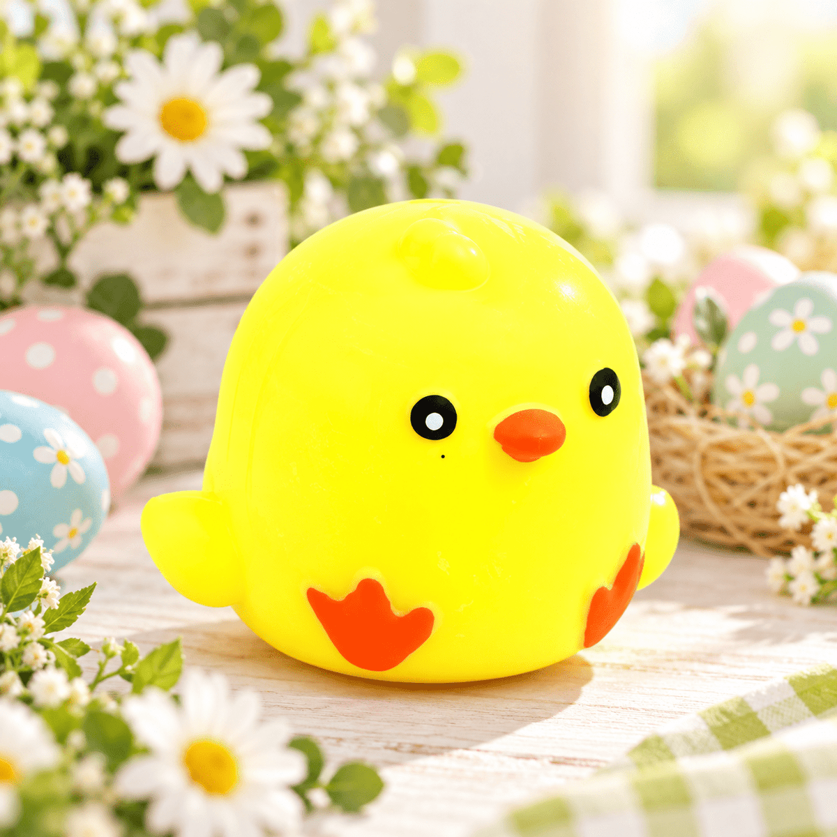 Squeezy Stretchy Springtime Chick Toy - Easter Sensory Fidget Toy Quirky Turkey Gifts
