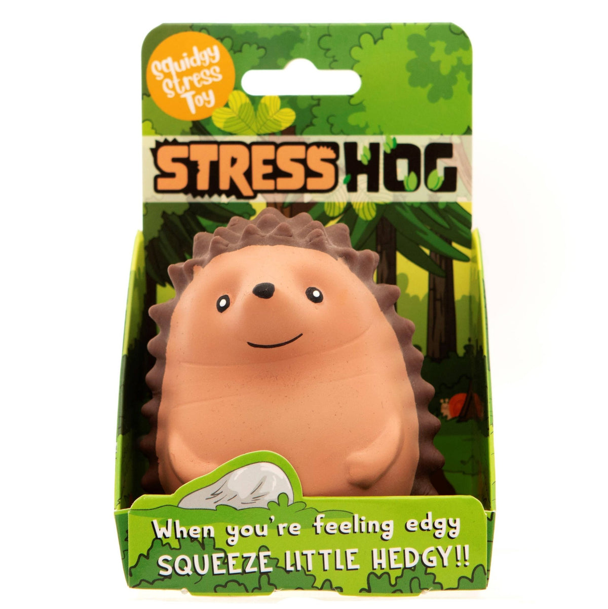 Stress Hog Hedgehog Squishy Stress Toy | Boxer Gifts Quirky Turkey Gifts