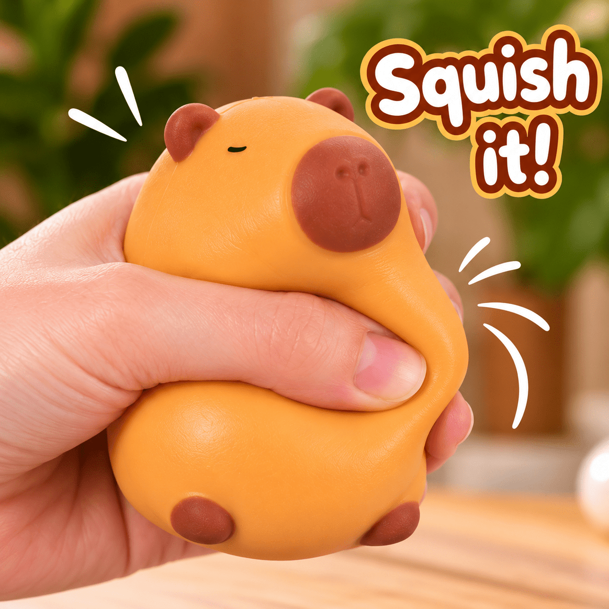 Stretchy Capybara Toy - Sand-Filled Sensory Fidget Toy Quirky Turkey Gifts