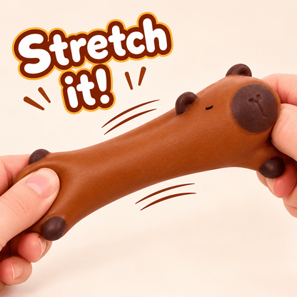 Stretchy Capybara Toy - Sand-Filled Sensory Fidget Toy Quirky Turkey Gifts