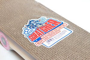 SUCK UK Cat Scratch Skateboard | Cardboard Cat Scratcher Quirky Turkey Gifts