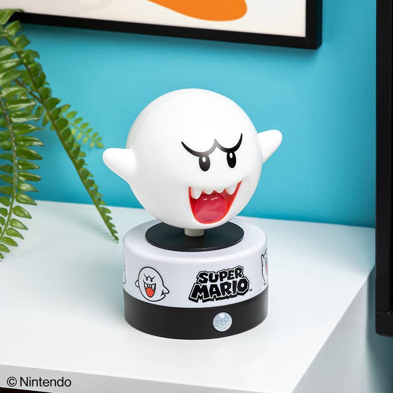 Super Mario Boo Motion-Activated Room Guard Light – 14cm Quirky Turkey Gifts