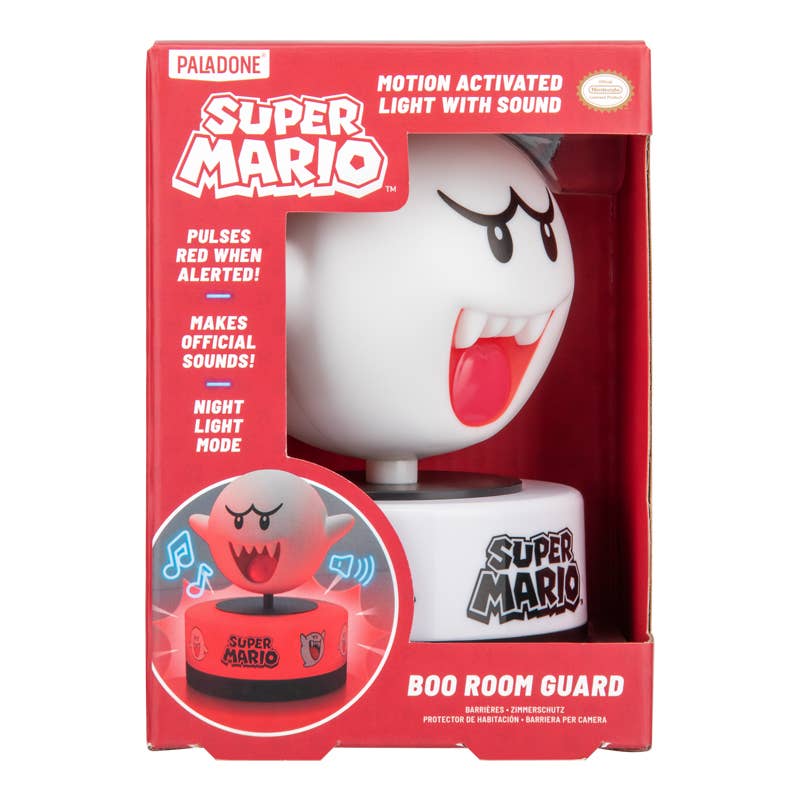 Super Mario Boo Motion-Activated Room Guard Light – 14cm Quirky Turkey Gifts