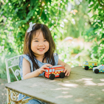 Wooden Fire Engine Toy | Orange Tree Toys Quirky Turkey Gifts