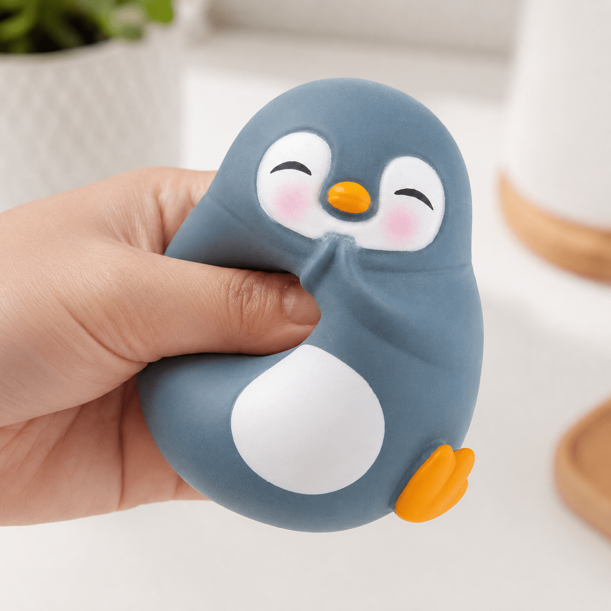 Zen-Guin Penguin Squishy Stress Toy | Boxer Gifts Quirky Turkey Gifts