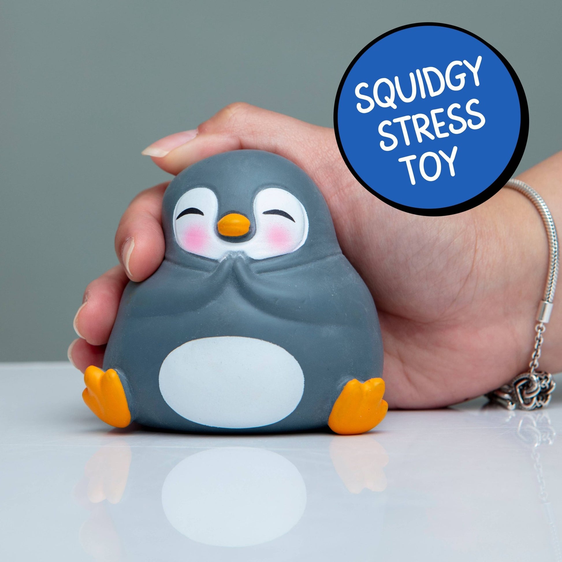Zen-Guin Penguin Squishy Stress Toy | Boxer Gifts Quirky Turkey Gifts