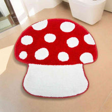 Red Mushroom Toadstool Tufted Bathroom Matt Rugs & Doormats Sass and Belle Quirky Turkey Gifts