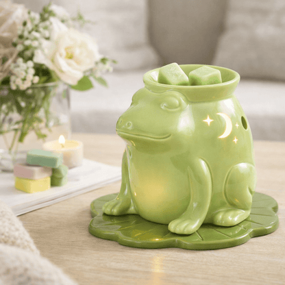 Luna Bloom Frog Oil Burner & Wax Melt Burner Home Fragrance Jones Home & Gifts Quirky Turkey Gifts
