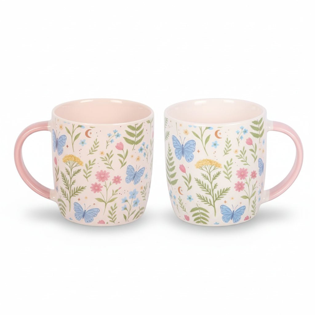 Luna Bloom Floral Print Ceramic Mug Mugs & Cups Jones Home & Gifts Quirky Turkey Gifts