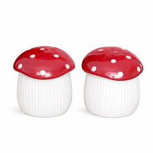 Mushroom Salt & Pepper Shakers Set | Cute Ceramic Tableware Gift | Kitchen Seasoning Shakers UK Tableware & Coasters The Dark Forest Quirky Turkey Gifts