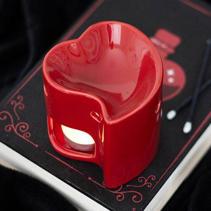Romantic Gothic Heart Oil Burner & Wax Melter Quirky Turkey Gifts