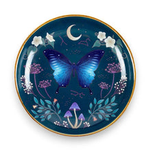 Round Midnight Moth Jewellery, Ring, Key Trinket Dish Trinket Dishes Jones Home & Gifts Quirky Turkey Gifts