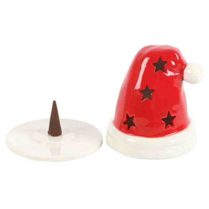 🎅 Santa Hat Incense Cone Burner & Tealight Holder Home Fragrance Jones Home & Gifts Quirky Turkey Gifts
