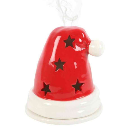 🎅 Santa Hat Incense Cone Burner & Tealight Holder Home Fragrance Jones Home & Gifts Quirky Turkey Gifts