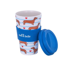 Dachshund Sausage Dog Travel Coffee Cup Mugs & Cups Sass and Belle Quirky Turkey Gifts
