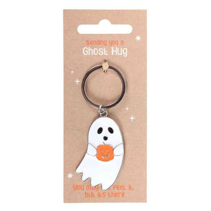 Sending You A Ghost Hugs Keyring for Comfort On The Go Keyrings Spirit of equinox Quirky Turkey Gifts