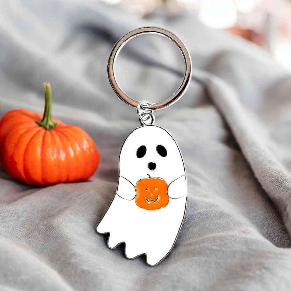 Sending You A Ghost Hugs Keyring for Comfort On The Go Keyrings Spirit of equinox Quirky Turkey Gifts