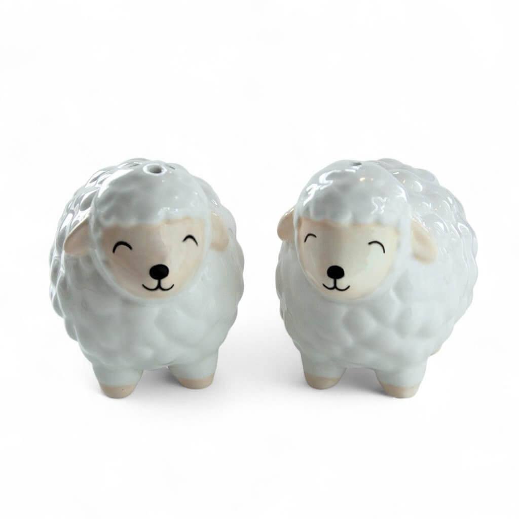 Sheep Salt & Pepper Shaker Adorable Condiment Set Tableware & Coasters Sass and Belle Quirky Turkey Gifts
