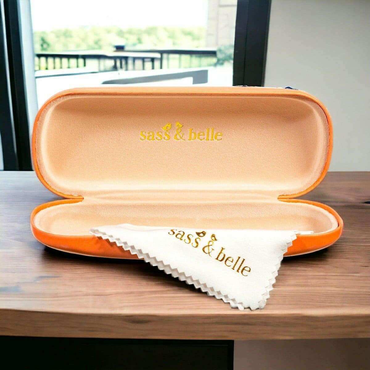 Shiitake Mushroom Glasses Case Vivid Orange Eyewear Cases & Holders Sass and Belle Quirky Turkey Gifts