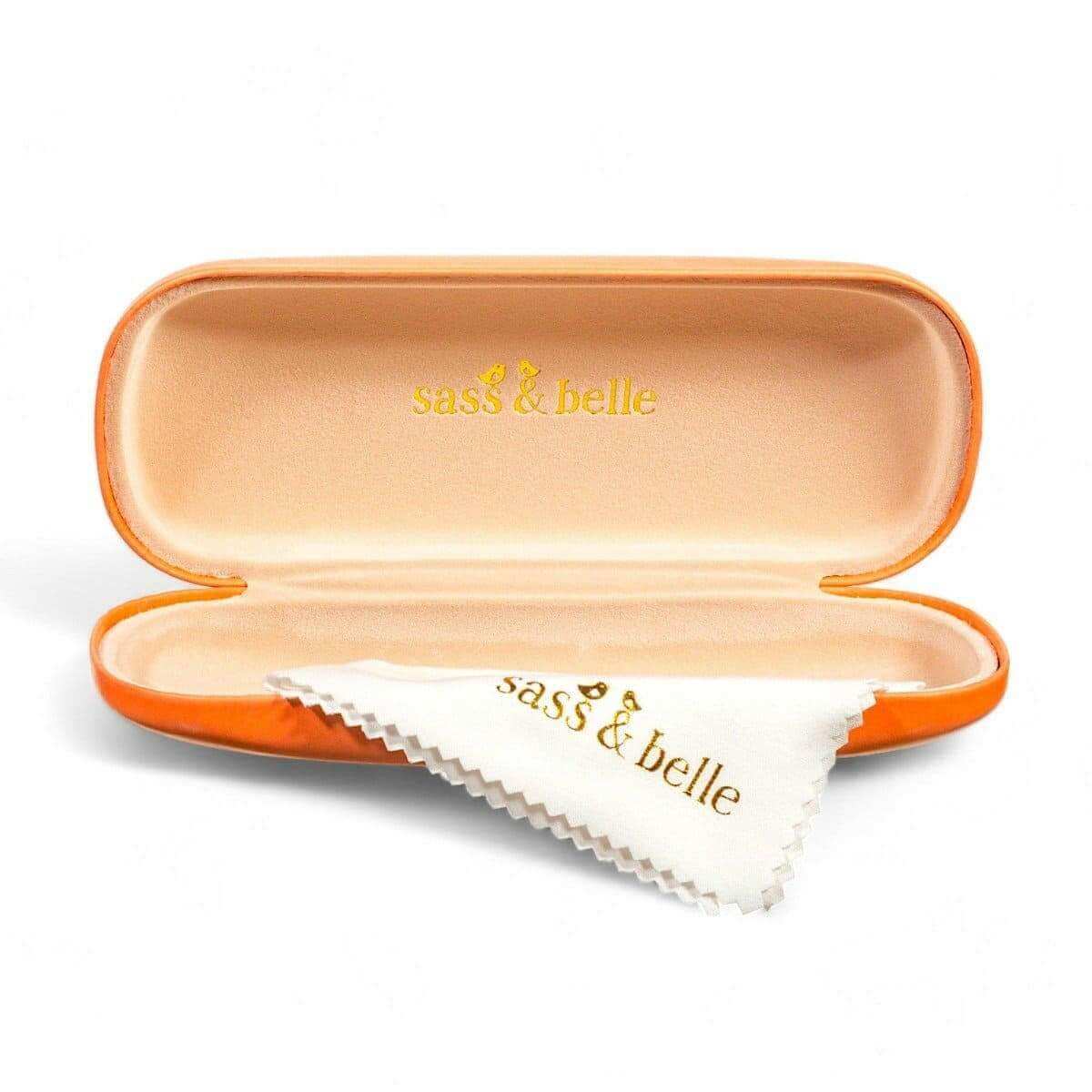 Shiitake Mushroom Glasses Case Vivid Orange Eyewear Cases & Holders Sass and Belle Quirky Turkey Gifts