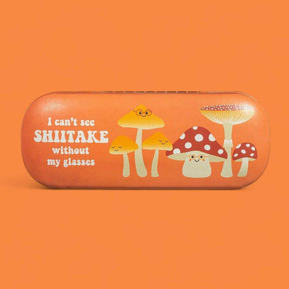Shiitake Mushroom Glasses Case Vivid Orange Eyewear Cases & Holders Sass and Belle Quirky Turkey Gifts