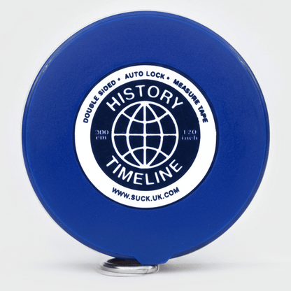 10ft World History Measuring Tape – Unique Educational Gift 📏🌍 Gadgets SuckUK Quirky Turkey Gifts