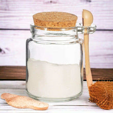 Small Jar With Cork Lid and Bamboo Spoon, Plastic Free, Reusable Food Storage Accessories Sass and Belle Quirky Turkey Gifts