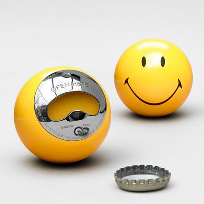 Smiley Pool Ball Bottle Opener – Bright Yellow Gadgets SuckUK Quirky Turkey Gifts