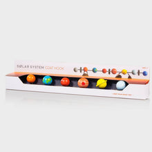 Solar System Hooks, Solid Metal Coat Rack with Colourful Wooden Planets Gadgets SuckUK Quirky Turkey Gifts