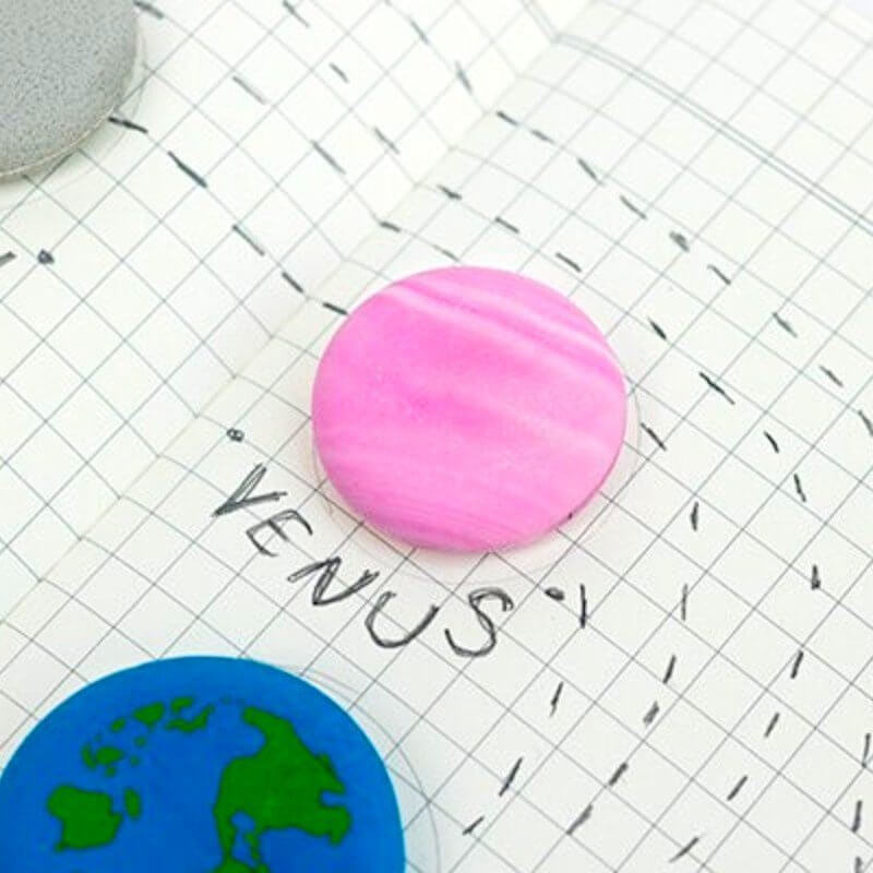 Solar System Planets Transformed into 8 Erasers Gadgets SuckUK Quirky Turkey Gifts