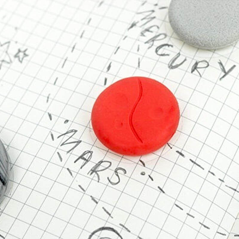 Solar System Planets Transformed into 8 Erasers Gadgets SuckUK Quirky Turkey Gifts