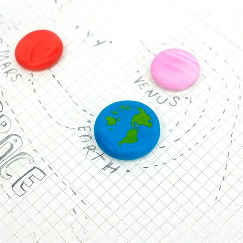 Solar System Planets Transformed into 8 Erasers Gadgets SuckUK Quirky Turkey Gifts