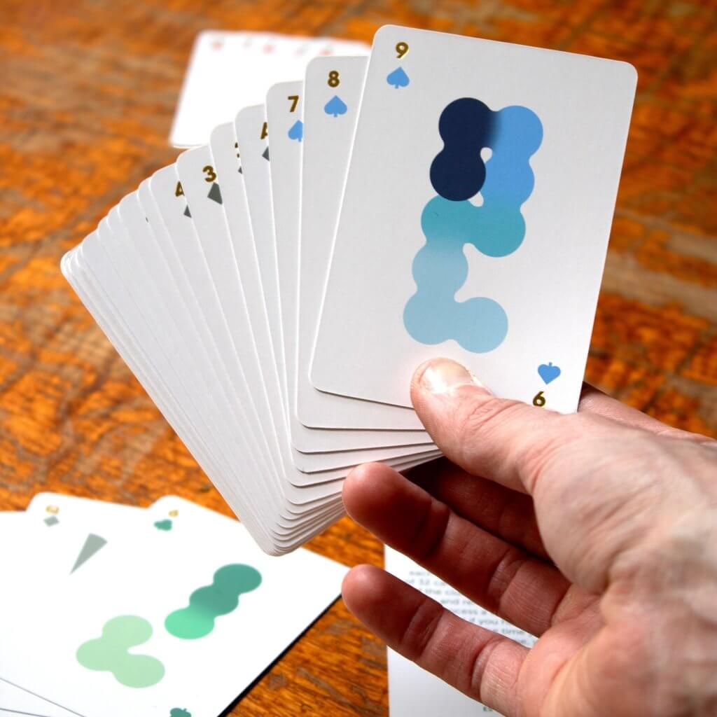 Solo Mello playing cards for solitaire. Boardgames and Puzzles Mello Quirky Turkey Gifts