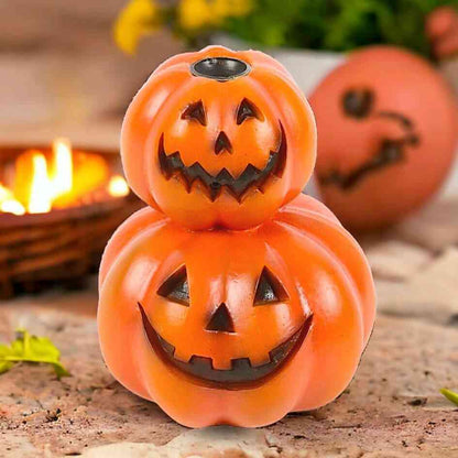Stacked Pumpkins Backflow Incense Burner Halloween Decor Backflow Burner Spirit of equinox Quirky Turkey Gifts