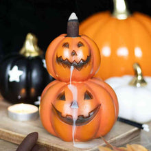 Stacked Pumpkins Backflow Incense Burner Halloween Decor Backflow Burner Spirit of equinox Quirky Turkey Gifts
