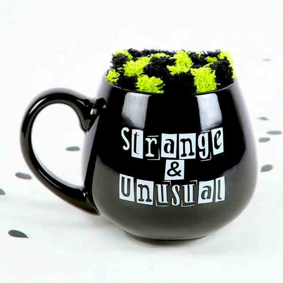 Strange & Unusual Black Mug and Socks Gift Set for Quirky Souls Mugs & Cups Spirit of equinox Quirky Turkey Gifts