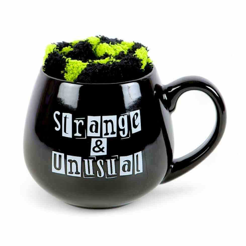 Strange & Unusual Black Mug and Socks Gift Set for Quirky Souls Mugs & Cups Spirit of equinox Quirky Turkey Gifts