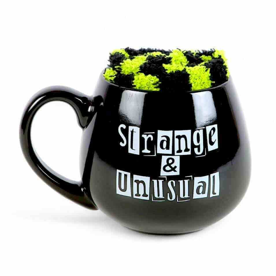 Strange & Unusual Black Mug and Socks Gift Set for Quirky Souls Mugs & Cups Spirit of equinox Quirky Turkey Gifts