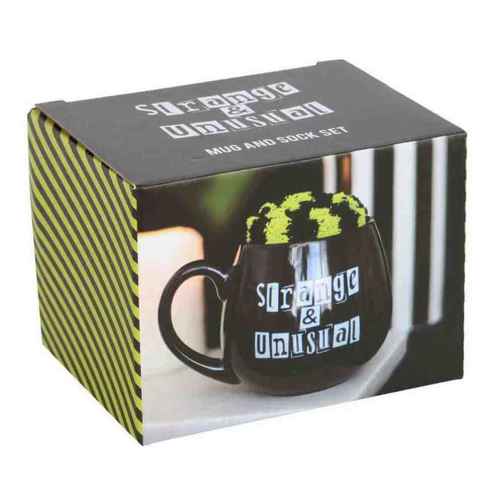 Strange & Unusual Black Mug and Socks Gift Set for Quirky Souls Mugs & Cups Spirit of equinox Quirky Turkey Gifts